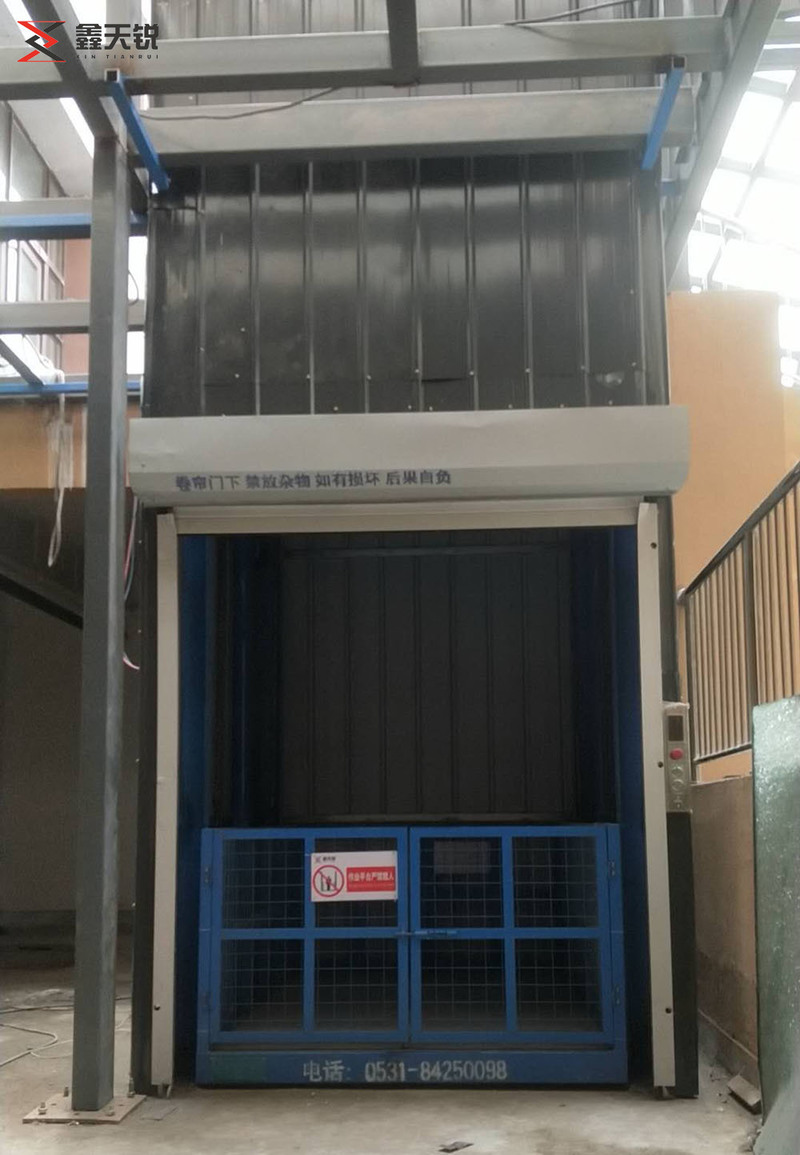 吉安双轨双缸液压货梯